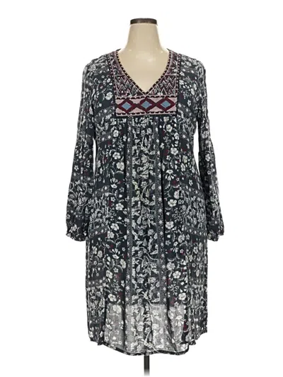 Pre-owned Knox Rose Casual Dress In Gray