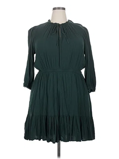 Pre-owned Knox Rose Casual Dress In Green