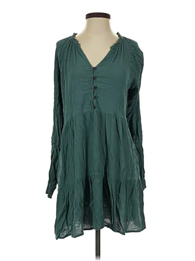Pre-owned Knox Rose Casual Dress In Green