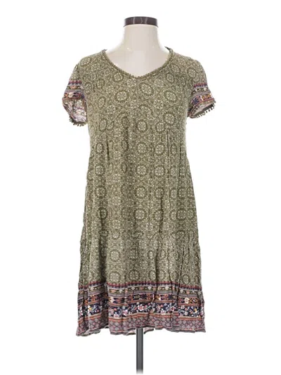 Pre-owned Knox Rose Casual Dress In Green