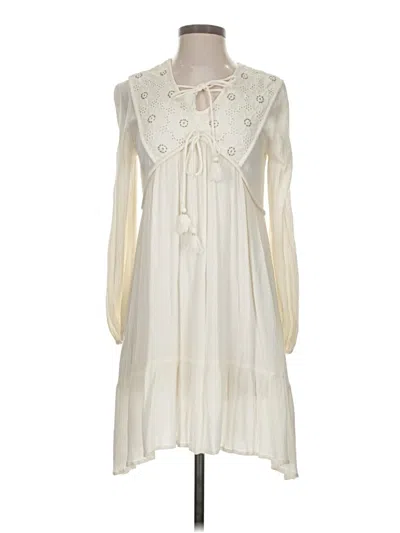 Pre-owned Knox Rose Casual Dress In Ivory