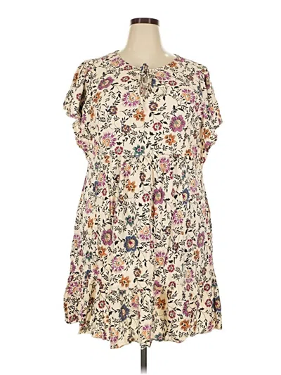 Pre-owned Knox Rose Casual Dress In Ivory