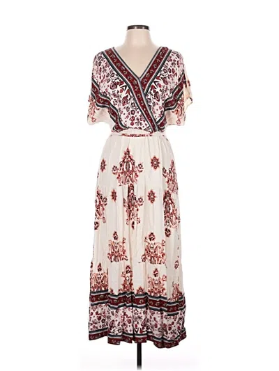 Pre-owned Knox Rose Casual Dress In Ivory