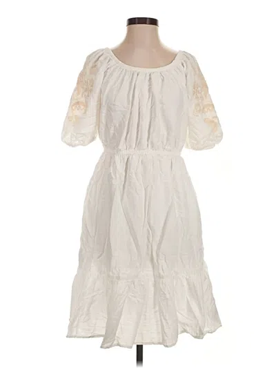 Pre-owned Knox Rose Casual Dress In Ivory