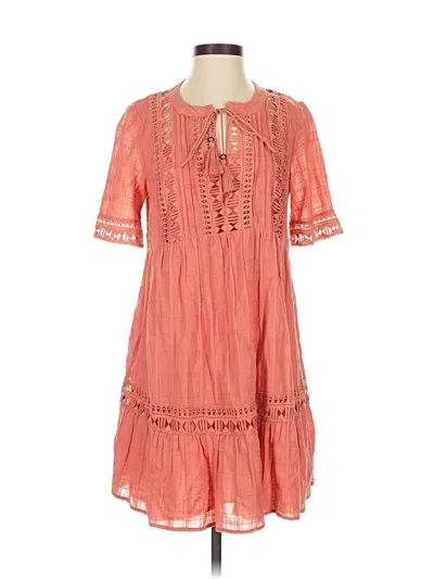 Pre-owned Knox Rose Casual Dress In Orange