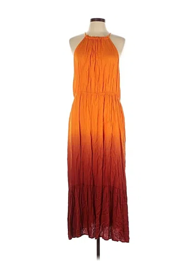 Pre-owned Knox Rose Casual Dress In Orange