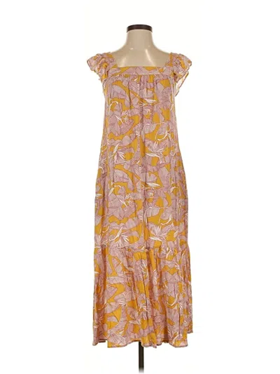 Pre-owned Knox Rose Casual Dress In Orange