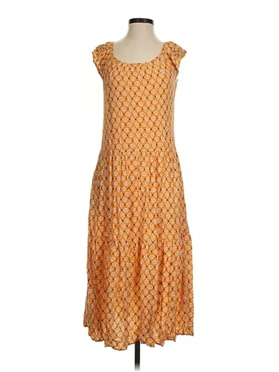 Pre-owned Knox Rose Casual Dress In Orange