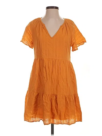 Pre-owned Knox Rose Casual Dress In Orange