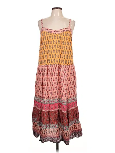 Pre-owned Knox Rose Casual Dress In Orange
