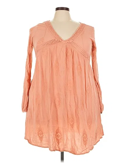 Pre-owned Knox Rose Casual Dress In Orange