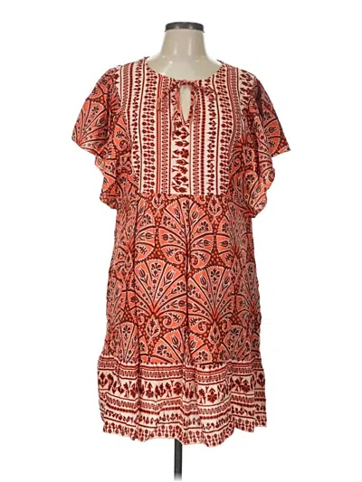 Pre-owned Knox Rose Casual Dress In Orange