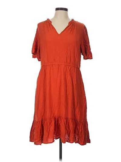 Pre-owned Knox Rose Casual Dress In Orange