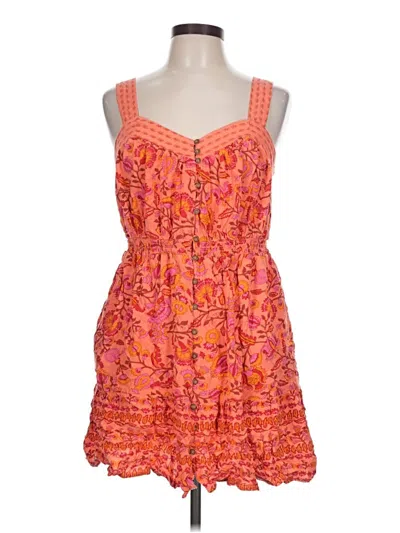 Pre-owned Knox Rose Casual Dress In Orange
