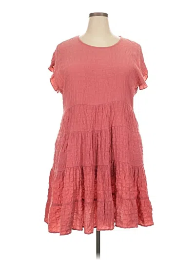 Pre-owned Knox Rose Casual Dress In Pink