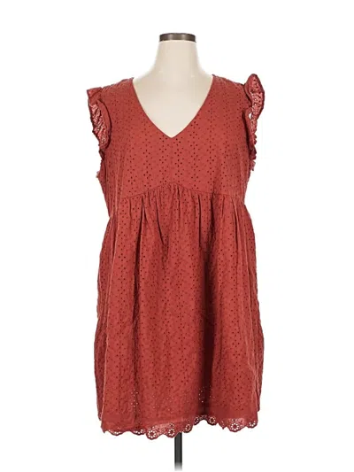 Pre-owned Knox Rose Casual Dress In Red