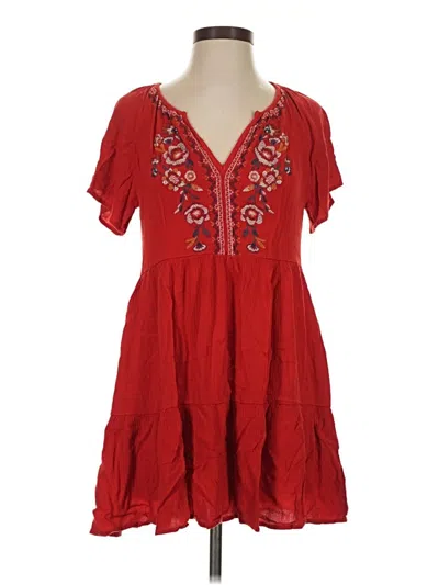 Pre-owned Knox Rose Casual Dress In Red