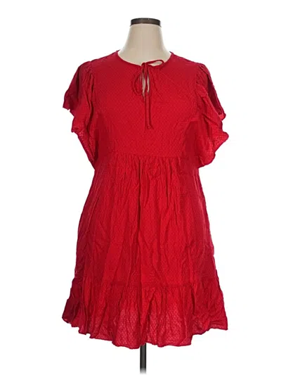 Pre-owned Knox Rose Casual Dress In Red