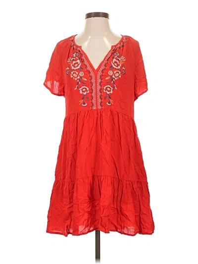 Pre-owned Knox Rose Casual Dress In Red