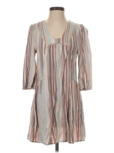 Pre-owned Knox Rose Casual Dress In Tan