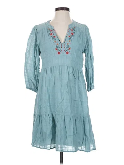 Pre-owned Knox Rose Casual Dress In Teal