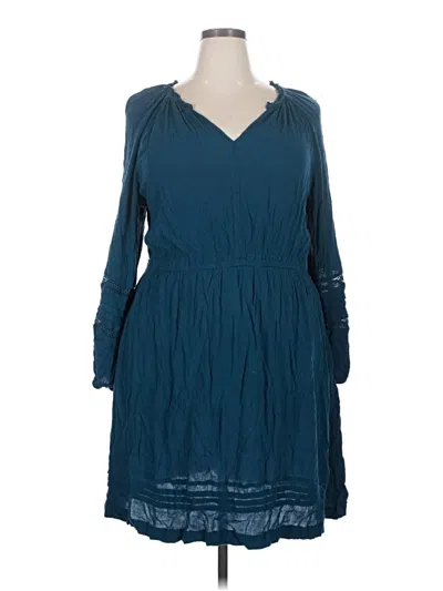 Pre-owned Knox Rose Casual Dress In Teal