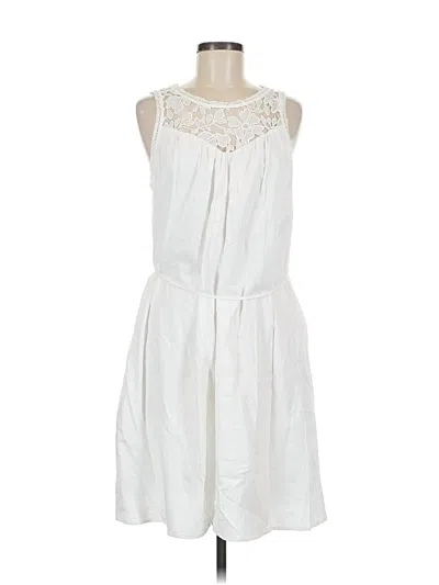 Pre-owned Knox Rose Casual Dress In White