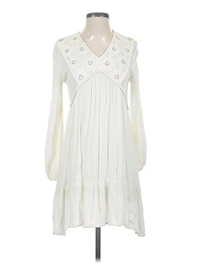 Pre-owned Knox Rose Casual Dress In White