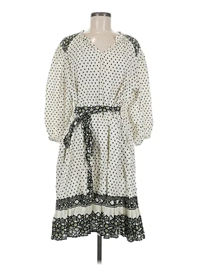 Pre-owned Knox Rose Casual Dress In White