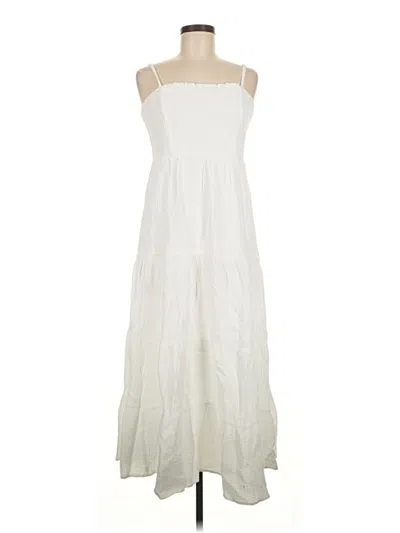 Pre-owned Knox Rose Casual Dress In White