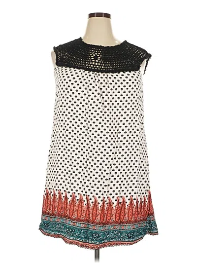 Pre-owned Knox Rose Casual Dress In White