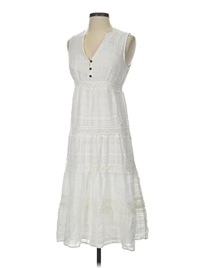 Pre-owned Knox Rose Casual Dress In White