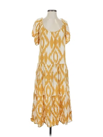 Pre-owned Knox Rose Casual Dress In Yellow