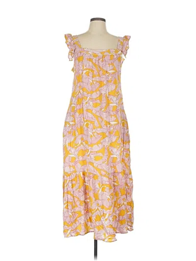 Pre-owned Knox Rose Casual Dress In Yellow