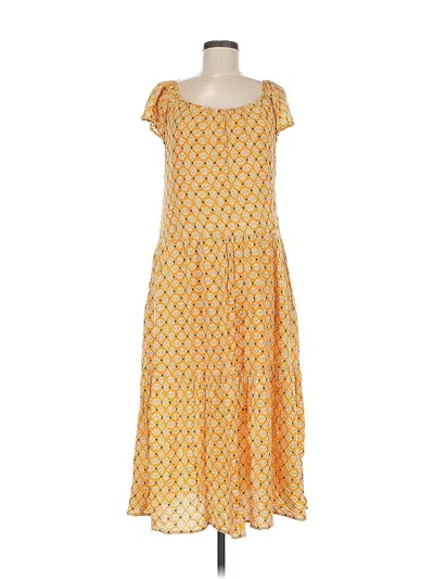 Pre-owned Knox Rose Casual Dress In Yellow