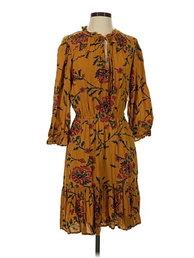 Pre-owned Knox Rose Casual Dress In Yellow