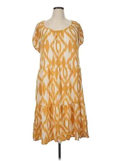 Pre-owned Knox Rose Casual Dress In Yellow