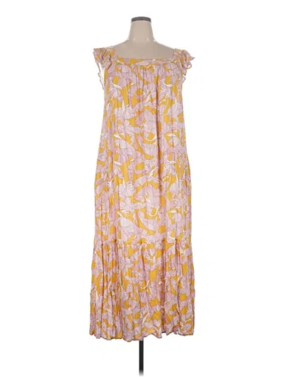 Pre-owned Knox Rose Casual Dress In Yellow