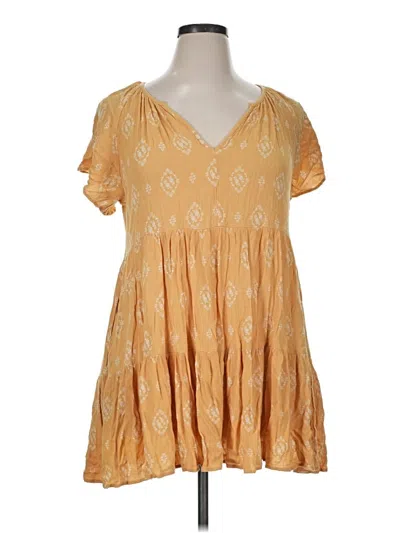 Pre-owned Knox Rose Casual Dress In Yellow