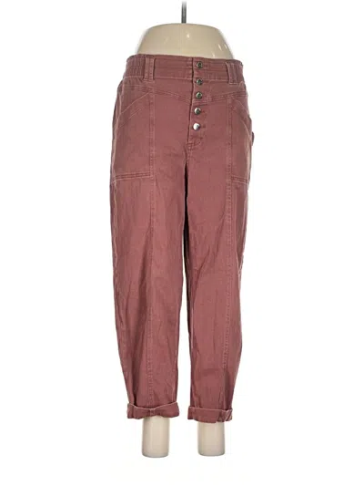 Pre-owned Knox Rose Casual Pants In Burgundy