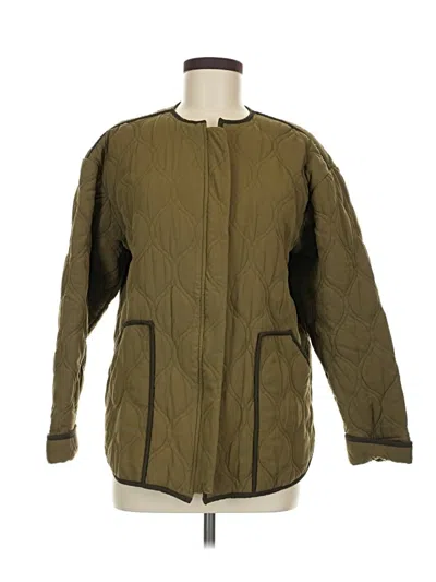 Pre-owned Knox Rose Coat In Green