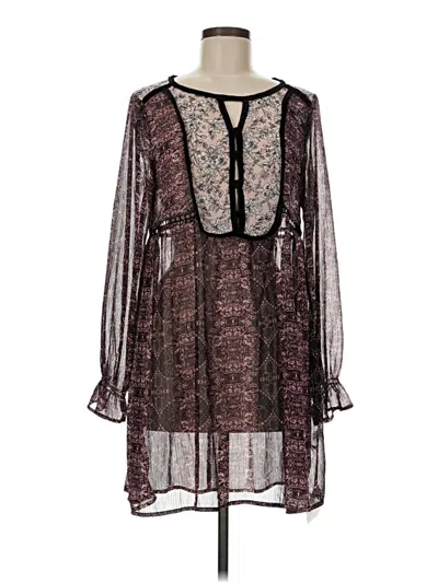 Pre-owned Knox Rose Cocktail Dress In Burgundy