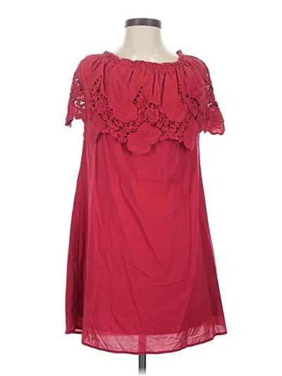 Pre-owned Knox Rose Cocktail Dress In Burgundy