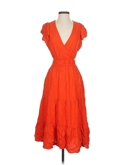 Pre-owned Knox Rose Cocktail Dress In Orange