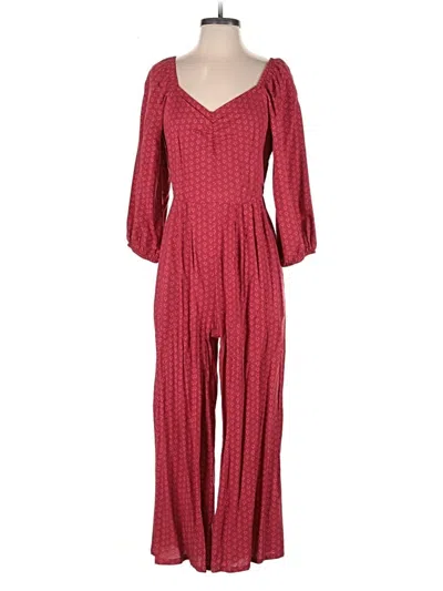 Pre-owned Knox Rose Jumpsuit In Red
