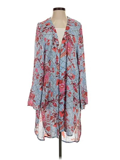 Pre-owned Knox Rose Kimono In Blue