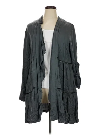 Pre-owned Knox Rose Kimono In Gray