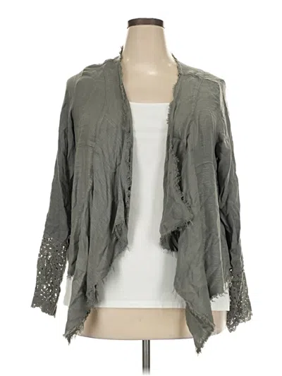 Pre-owned Knox Rose Kimono In Gray