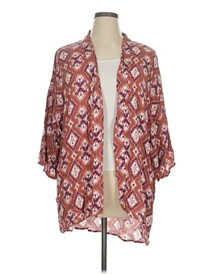 Pre-owned Knox Rose Kimono In Pink
