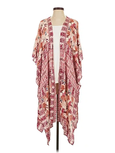 Pre-owned Knox Rose Kimono In Pink